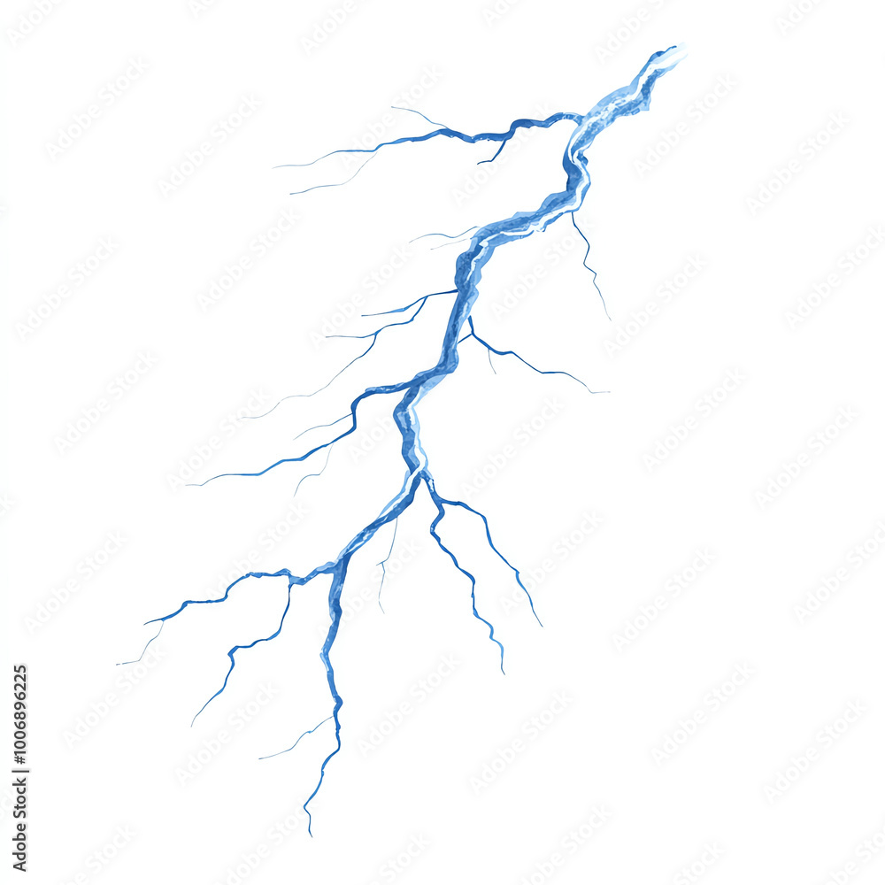 Lightning bolt illustration on white isolate background. Lightning bolt illustration on white isolate background.