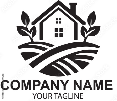 vector real estate logo design 