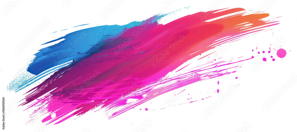 Vibrant abstract paint brush strokes Vibrant abstract paint brush strokes