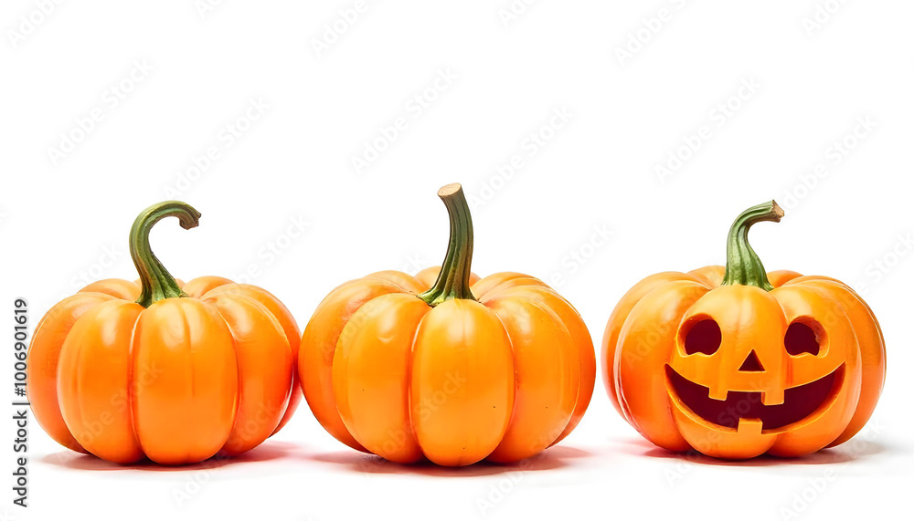 Obraz premium pumpkin isolated on white background