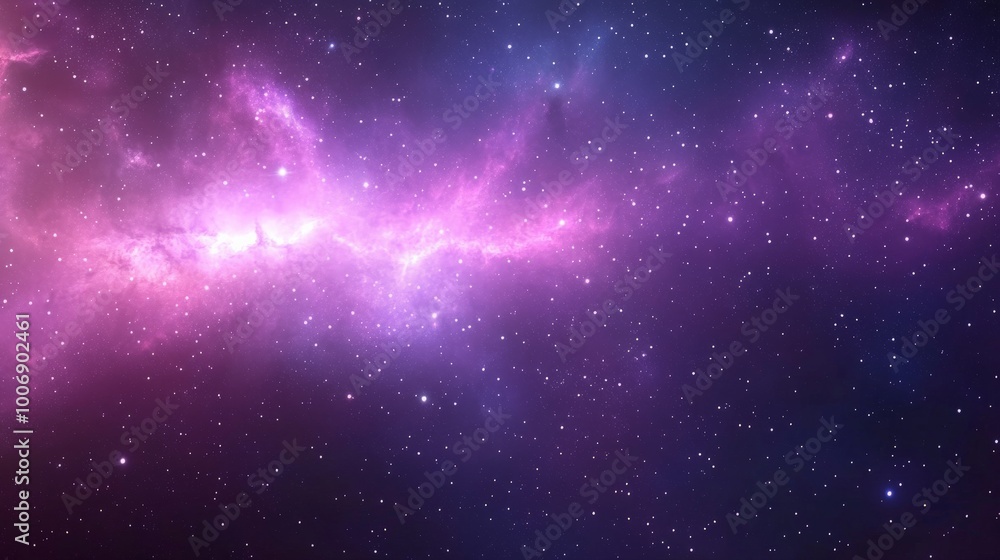 Obraz premium Captivating Cosmic Splendor: A Mesmerizing Interstellar Landscape