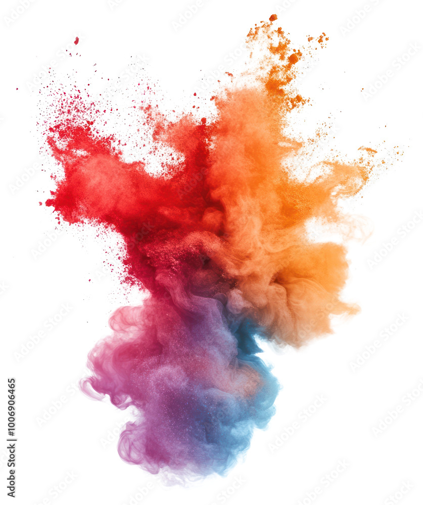 Powder paint splash abstract explosion colorful. Powder paint splash abstract explosion colorful.