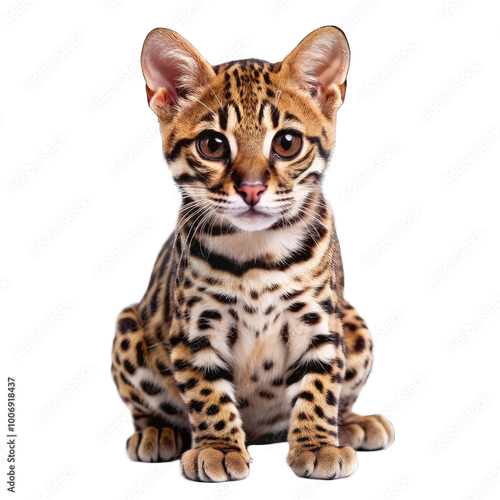 bengal cat isolated on white background bengal cat isolated on white background
