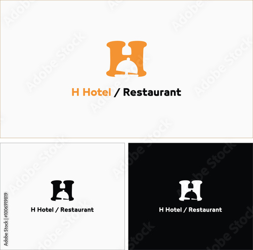 H restaurant  or hotel Logo