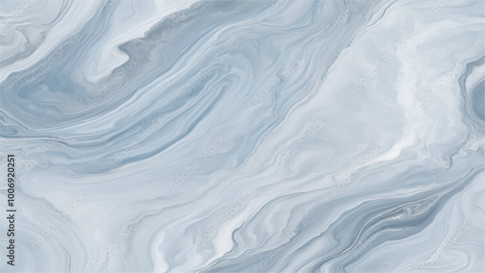 Obraz premium Abstract White and Gray Marble Texture. Serene gray marble, with soft, swirling details that provide visual comfort.