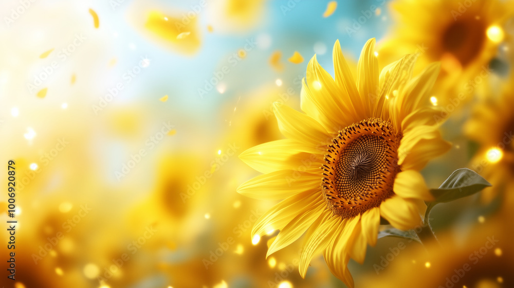 Sunflower in Blooming Field Sunflower in Blooming Field