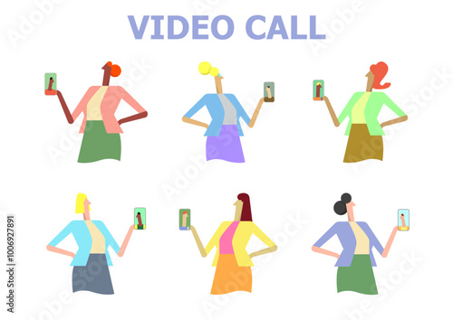 video call characters