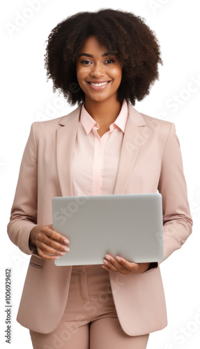 Young black business woman laptop photo photography.