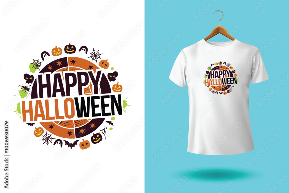 Halloween t shirt design by ai illustrator. Halloween t shirt design by ai illustrator.