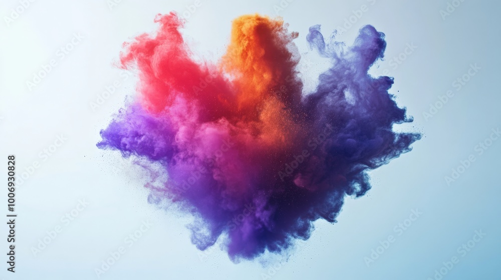 Fototapeta premium Vibrant Explosion of Color in the Sky