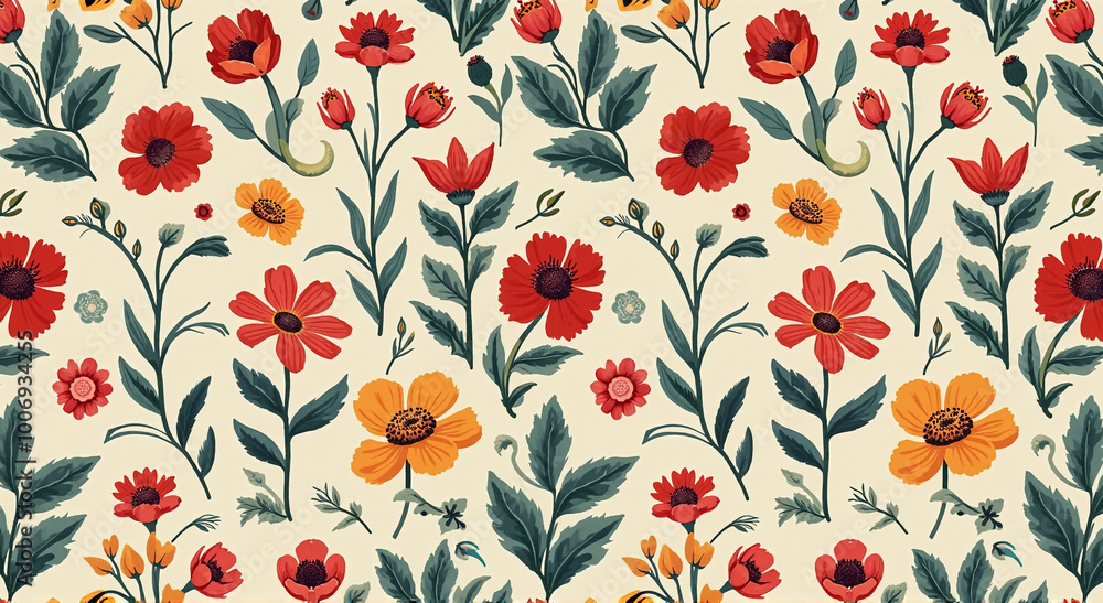seamless floral pattern seamless floral pattern