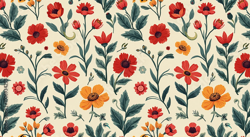 seamless floral pattern