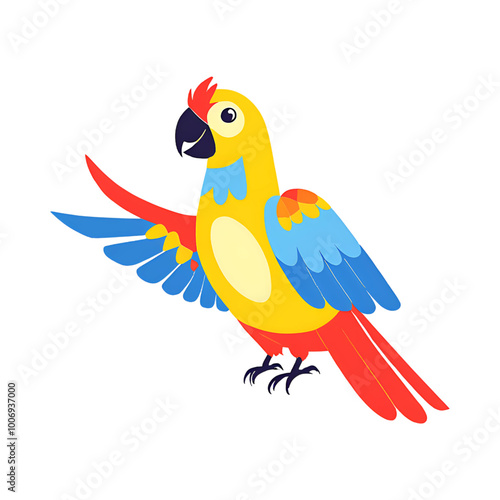blue and yellow macaw ara