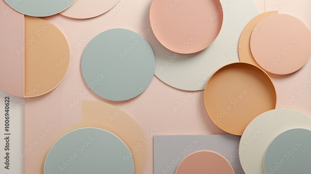 background in pastel tones with soft lines and circular shapes background in pastel tones with soft lines and circular shapes