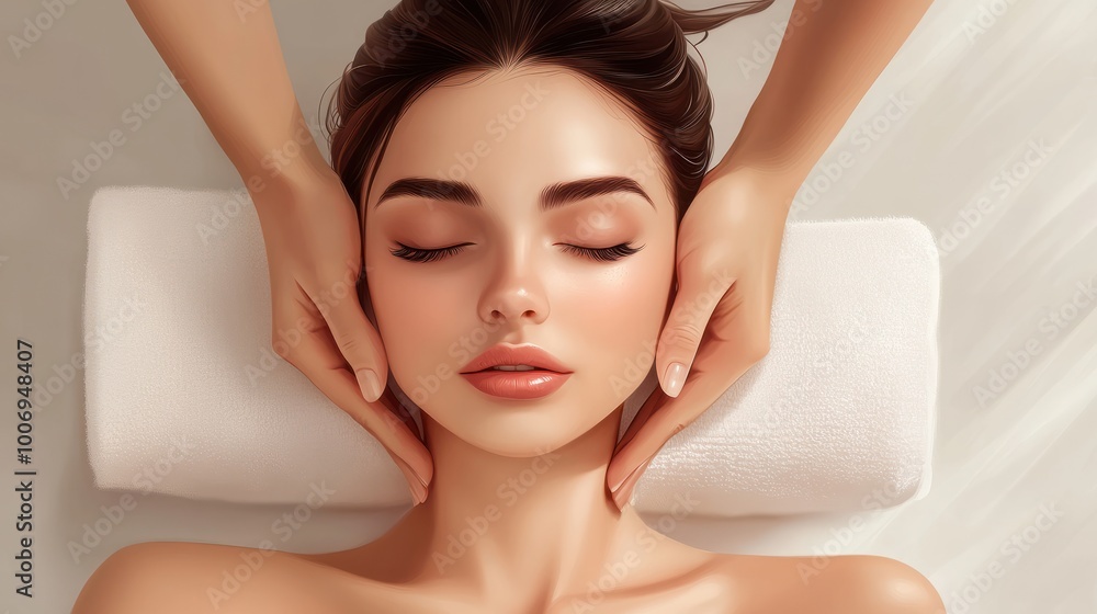 Body care. Spa body massage woman hands treatment. Woman having massage in the spa salon Body care. Spa body massage woman hands treatment. Woman having massage in the spa salon