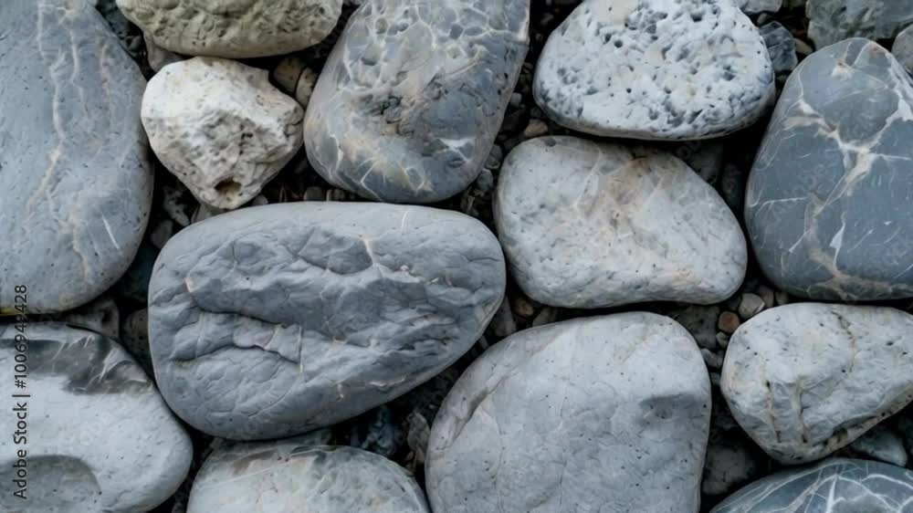 Close-up of smooth gray stones arranged in an abstract pattern for a sauna Close-up of smooth gray stones arranged in an abstract pattern for a sauna