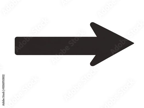 a black arrow pointing to the right