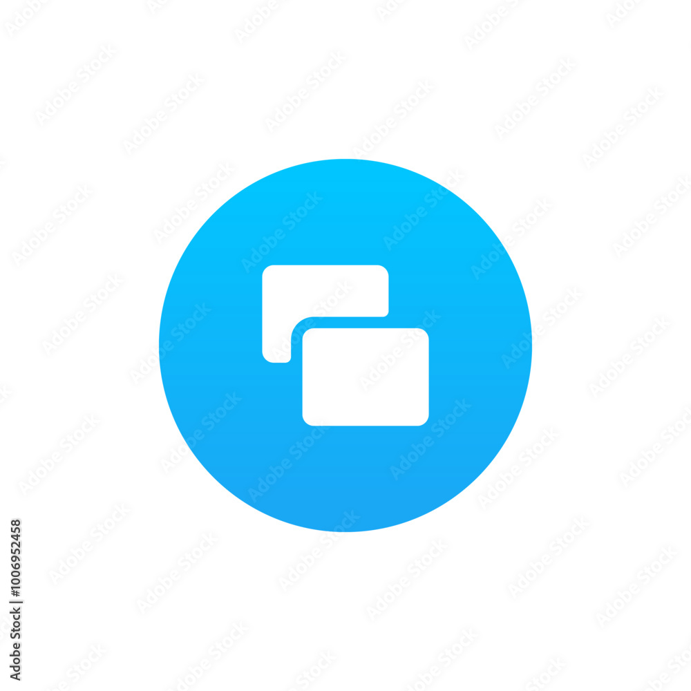 Share, Duplicate Screen vector icon for app, devices and smartphones Share, Duplicate Screen vector icon for app, devices and smartphones