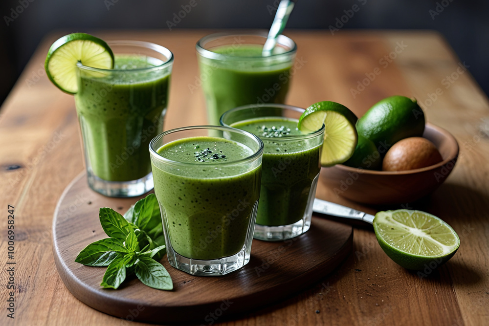 Vibrant Green Smoothie Delight Vibrant Green Smoothie Delight