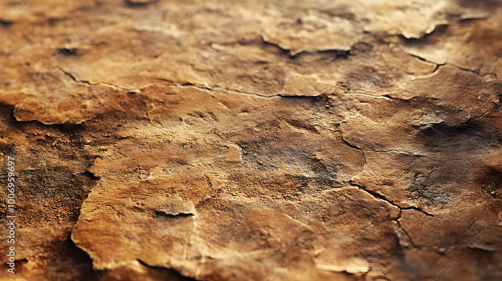Close-up of Cracked Brown Texture Abstract Background Close-up of Cracked Brown Texture Abstract Background
