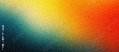 "Abstract Gradient Background with Pink-Yellow Grainy Texture | Grunge Noise Banner & Poster Design"