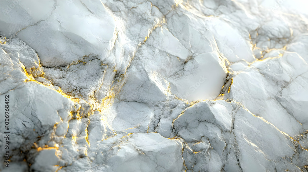 White and Gold Abstract 3D Background White and Gold Abstract 3D Background