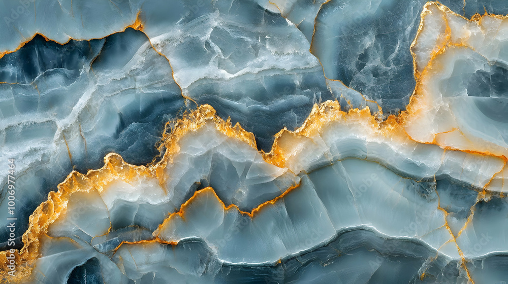 Blue and Gold Abstract Stone Texture Background Blue and Gold Abstract Stone Texture Background