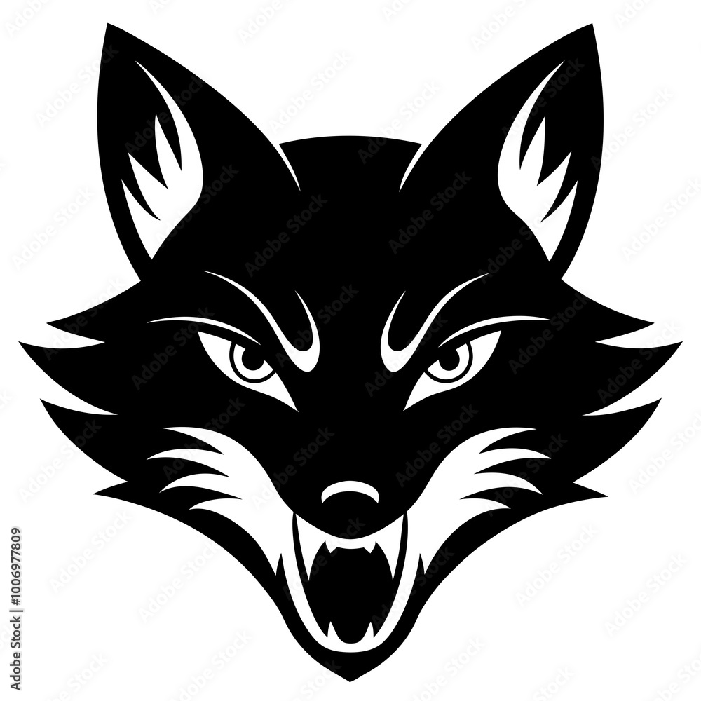 Obraz premium wolf head mascot