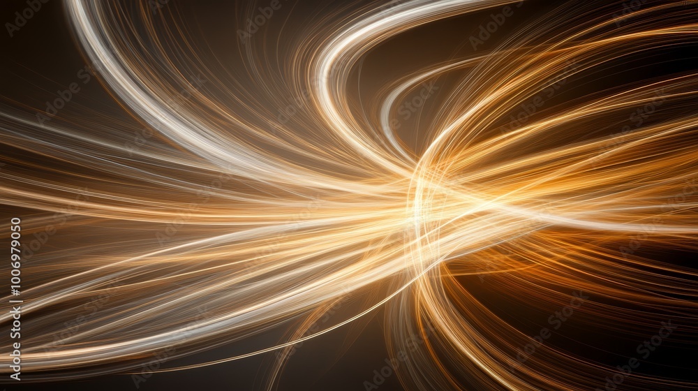 Abstract Golden Light Streaks Background Abstract Golden Light Streaks Background