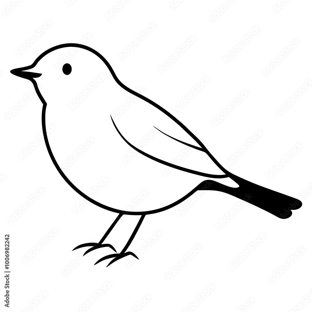 Elegant Robin Side View in a Snowy Scene Vector Illustration
Elegant Robin Side View in a Snowy Scene Vector Illustration