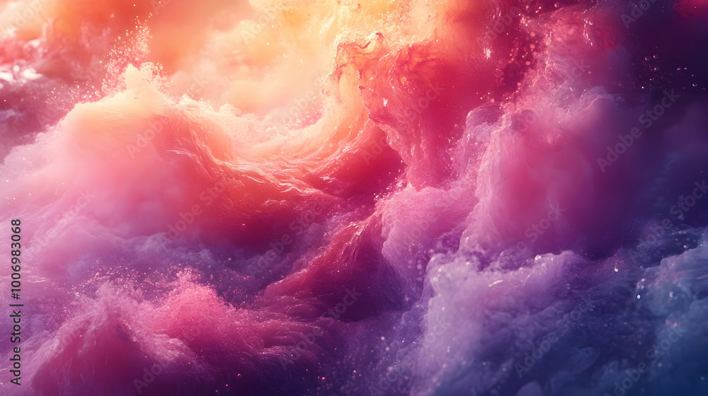 Abstract Background with Pink and Purple Swirls Abstract Background with Pink and Purple Swirls