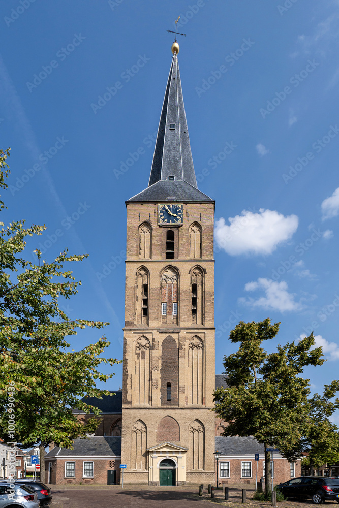gothic Bovenkerk (also known as the Church of St. Nicholas) in Kampen, Netherlands gothic Bovenkerk (also known as the Church of St. Nicholas) in Kampen, Netherlands