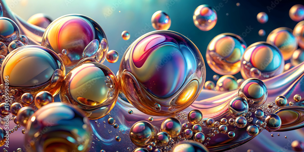 Chromatic Spheres: Abstract Liquid Art Chromatic Spheres: Abstract Liquid Art