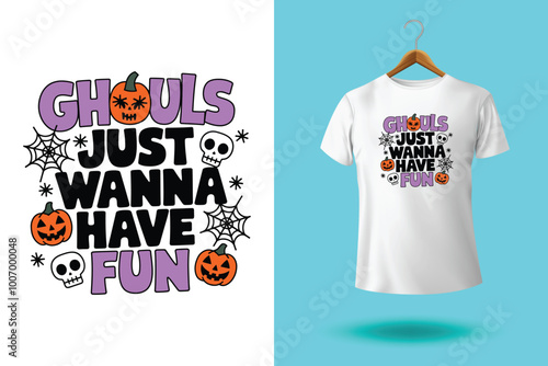 Custom Halloween t shirt design by ai illustrator 2024