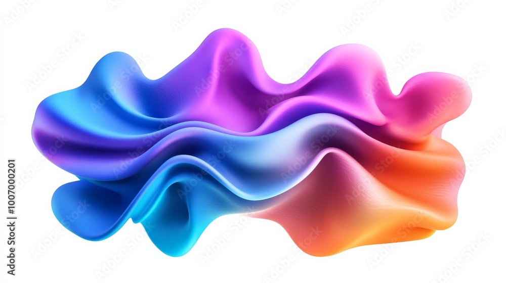 Vibrant Fluid Waves of Color Vibrant Fluid Waves of Color