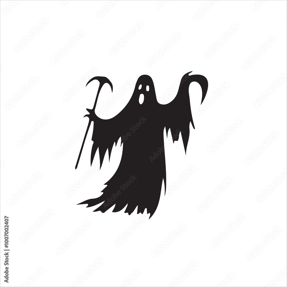 Obraz premium Halloween vector, and Jack-o'-lantern, Ghost, Bat, Black Cat, Spider Web, Witch Hat, Moon and Stars, Skeleton, Vampire, Zombie