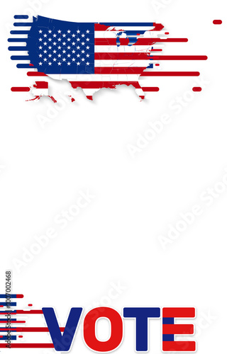 creative vote design red an...