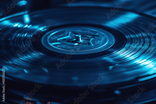 close up of a vinyl record