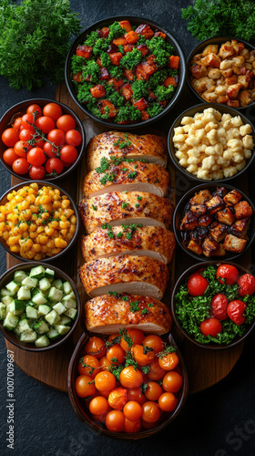 overhead view of a lavish h...