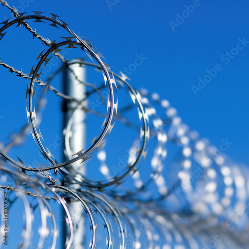 Razor Wire Isolated