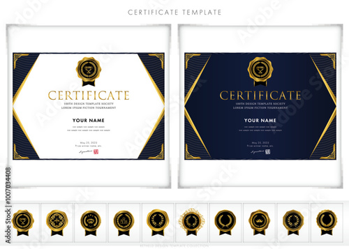 賞状１８５（横）certificate　award　表彰状　celebration