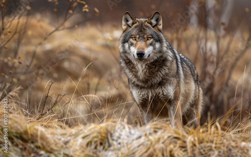 Grey Wolf Portrait