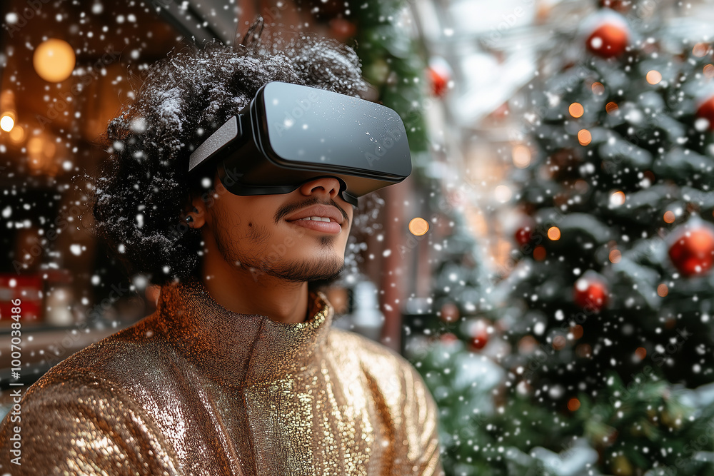 Vr experience wearing vr virtual glasses Vr experience wearing vr virtual glasses