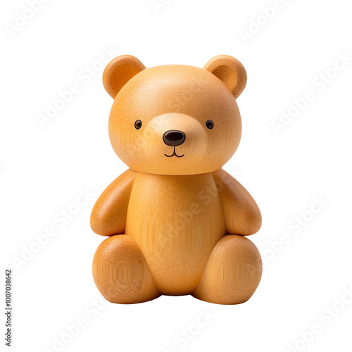 bear toy isolated on transparent background