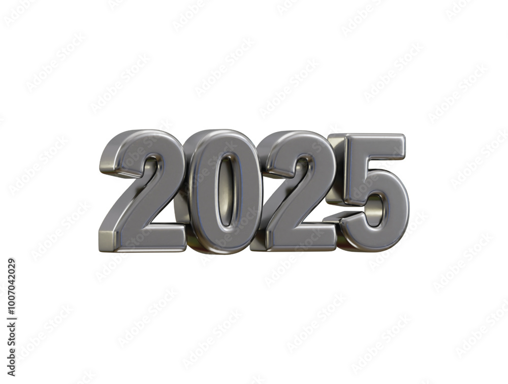 2025 New Year Silver number, Extend Warm Wishes for a Happy New Year and Merry Christmas with this silver number design 3d rendering vector illustration 2025 New Year Silver number, Extend Warm Wishes for a Happy New Year and Merry Christmas with this silver number design 3d rendering vector illustration