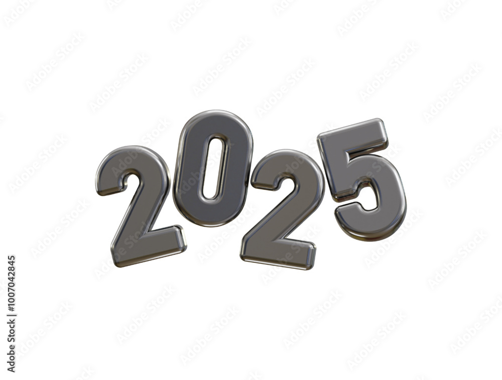 2025 New Year Silver number, Extend Warm Wishes for a Happy New Year and Merry Christmas with this silver number design 3d rendering vector illustration 2025 New Year Silver number, Extend Warm Wishes for a Happy New Year and Merry Christmas with this silver number design 3d rendering vector illustration