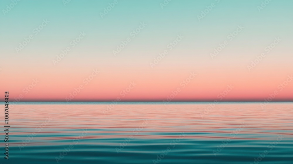 Obraz premium Tranquil Lake at Dawn with Still Surface