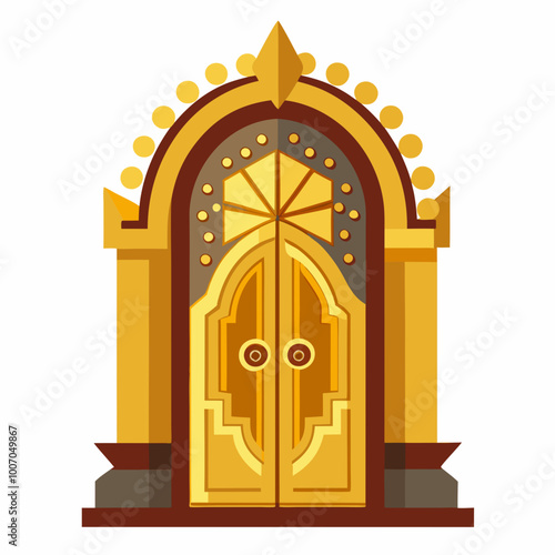 illustration of a door