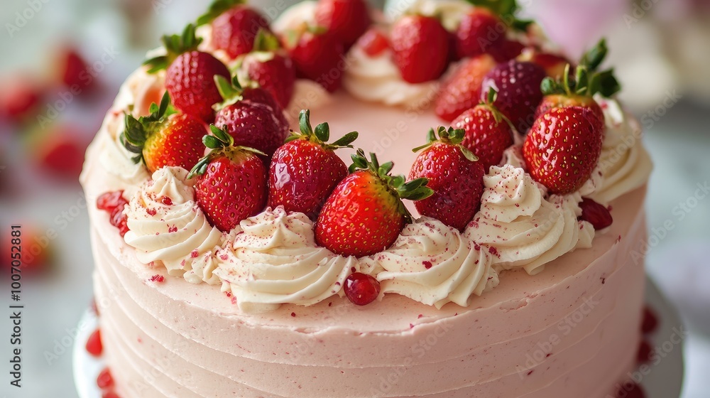 strawberry cheesecake with cream strawberry cheesecake with cream