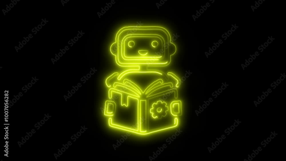 Learning Outline Icon in HD Video Neon Animation – Education and Knowledge Symbol for Growth, Skill Development, and Study on Black Background Learning Outline Icon in HD Video Neon Animation – Education and Knowledge Symbol for Growth, Skill Development, and Study on Black Background